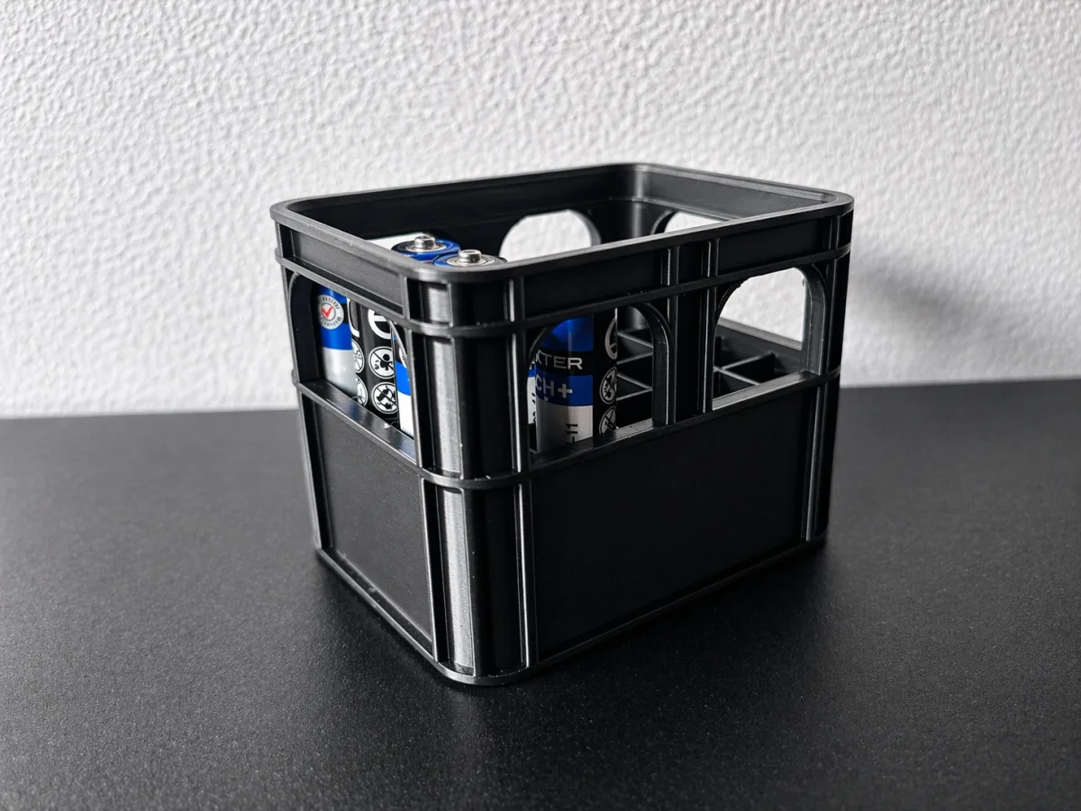 Boîte à piles AA / AAA style mini caisse - rangement compact - Impression 3D - photo 2