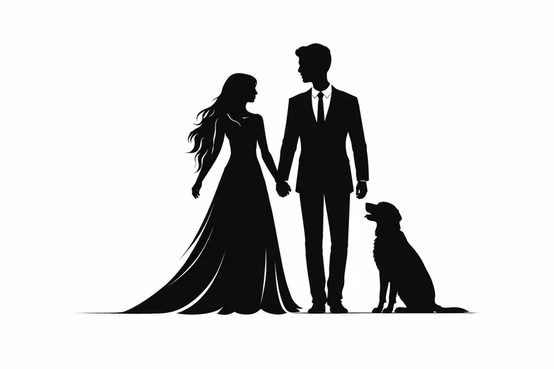 Décoration gâteau mariage personnalisée - Silhouette famille - Impression 3D - photo 5