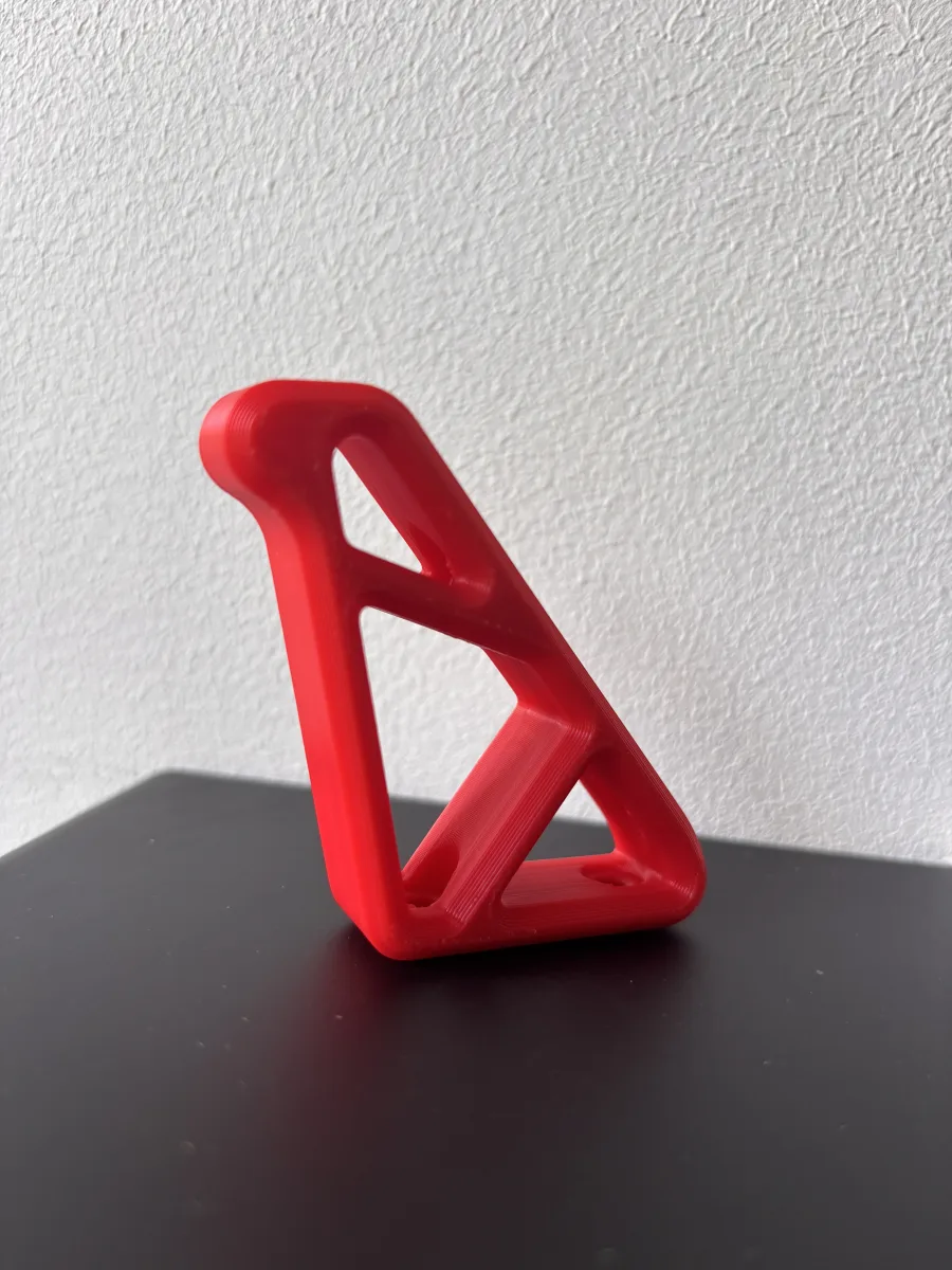 Support mural casque compact - Impression 3D PLA noir ou rouge